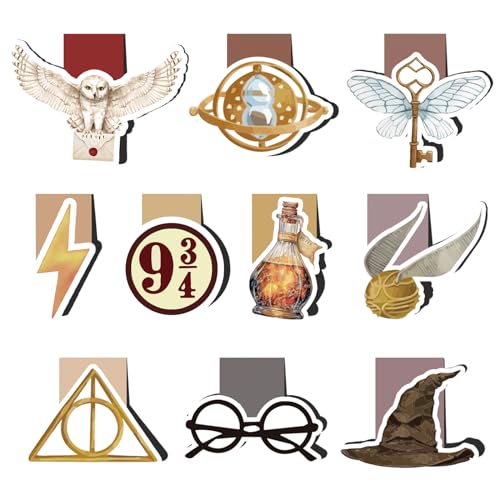 Lesezeichen Magnetisch Zauber Thema, Magnetische Lesezeichen Personalisiert Geburtstagsgeschenk, Kleine Geschenke für Kinder,Freunde,Schüler, Lehrer, Abitur Geschenke Schulanfang Einschulung Geschenk