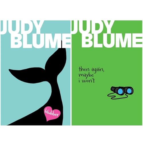 Judy Bloom 2-Book-Set mit Aufschrift 'Then Again Maybe I Won't & Blubber', Young Adult Fiction-Serie