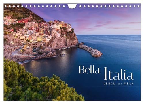 Bella Italia - Berge und Meer (Wandkalender 2026 DIN A4 quer), CALVENDO Monatskalender: Malerische Landschaften in Italien (CALVENDO Natur)
