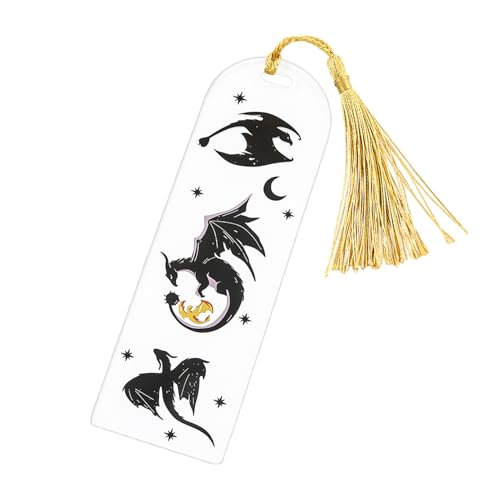 -Lesezeichen – Acryl-Buchmarker Mit Quaste, Kreatives Lesezubehör, Coole Lesezeichen Für Erwachsene, Kinder, Schule | -Lesezeicchen, Kleine, Elegante Leesezeichen Für Tagebücher, Studium,