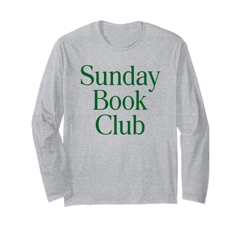 Sunday Book Club X Sonntag Bücher Club Buch Book Love Langarmshirt