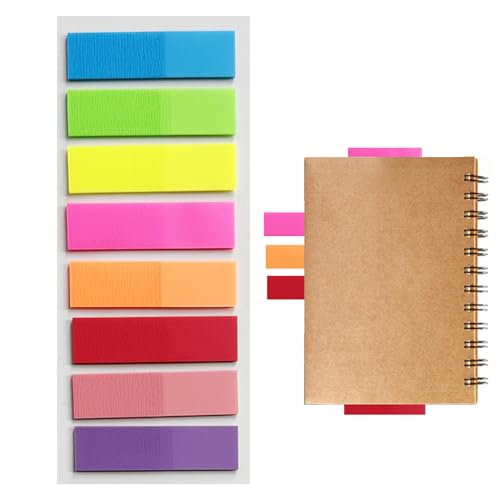 Seitenflags - Sticky Seits -Flag, Tabs -Seiten Für Lesezeichen -Seiten | Schreibbare Sticky Index Notes Registerkarte Marker Set, Annotation Farbige Registerkarten Für Büroschule Nutze Journal Planer