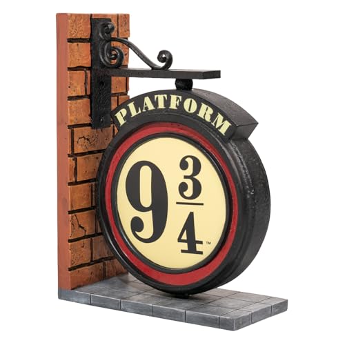 Grupo Erik Buchstütze Harry Potter Buchständer Harry Potter Gleis 9 3/4 Buchstütze Kinder und Erwachsene 13 x 18 x 6,6 cm Offizieller Harry Potter Fanartikel Geschenke