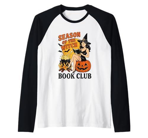 Staffel von The Witch Book Club Vibes Raglan