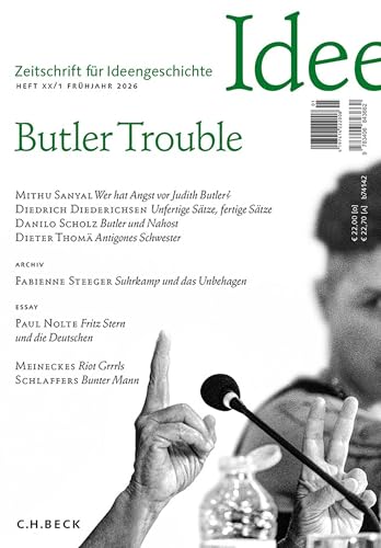 Zeitschrift für Ideengeschichte Heft XX/1 Frühjahr 2026: Butler Trouble
