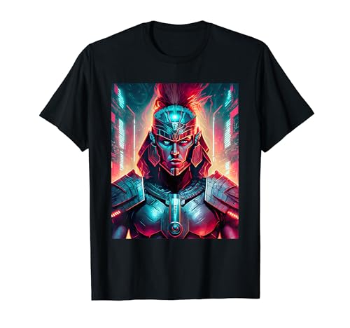 Cyberpunk Roman Soldier - Antikes Rom Science Fiction T-Shirt