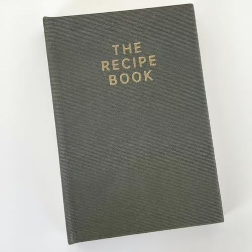 Mounteps Hardcover-Rezeptbuch – Familien-Kochbuch-Tagebuch für 100 Rezepte, A5-Größe (14 x 20,8 cm), DIY-Rezept-Organizer, aufmerksames Geschenk für Köche und Lebensmittelliebhaber