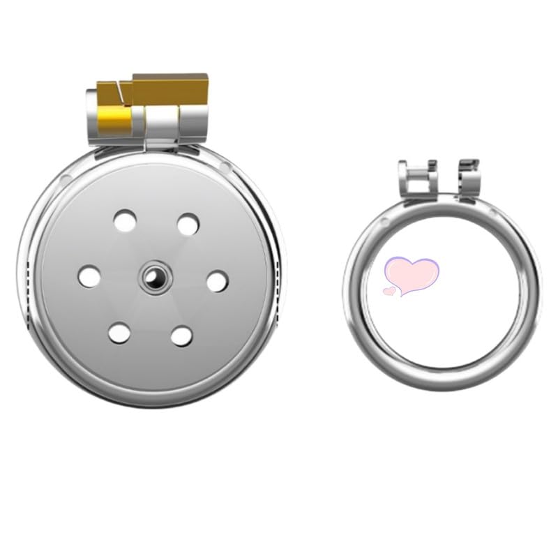 ZeeKoug Roman PoröSes Metall Flacher KäFig, 50mm Ring ZubehöR, Indoor Spaß Fitness Training GeräT, Paar Geschenk