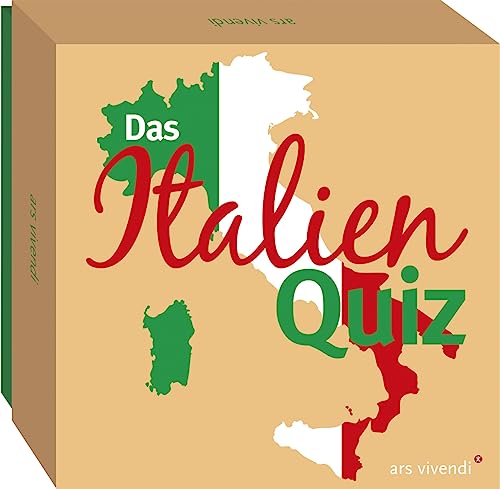 Das Italien-Quiz - Box mit 66 Spielkarten und Anleitung