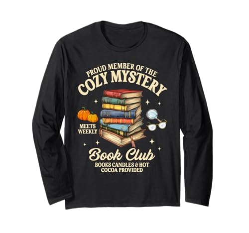 Mystery Book Reader Mitglied des Cozy Mystery Book Club Langarmshirt