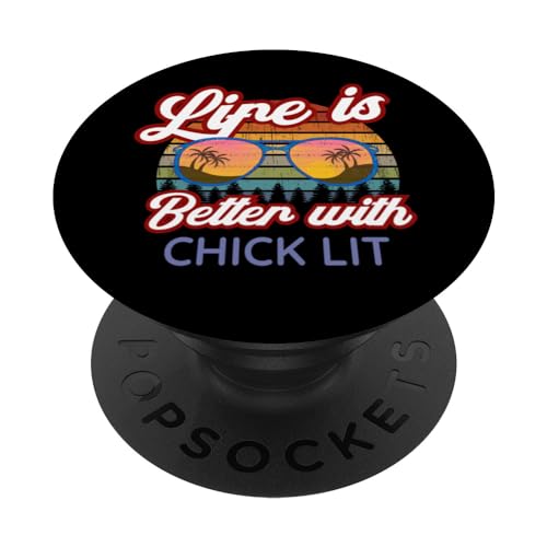 Chick Lit Reader / 'Life Is Better With Chick Lit Books!' PopSockets mit austauschbarem PopGrip