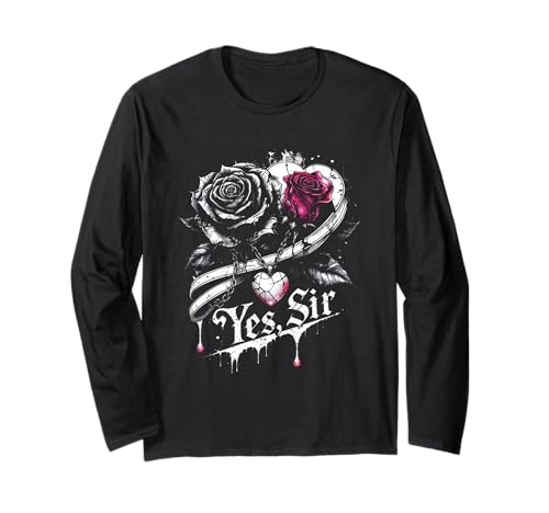 Dark Romance Booktok Yes, Sir Langarmshirt