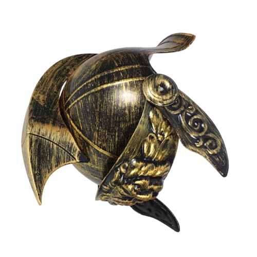 Cabilock Mittelalterlicher Ritterhelm Cosplay Helm aus Kunststoff Römischer Soldatenhut mit Verstellbarem Riemen Leichter Krieger Kopfschmuck für Maskerade Historische Kostümparty und