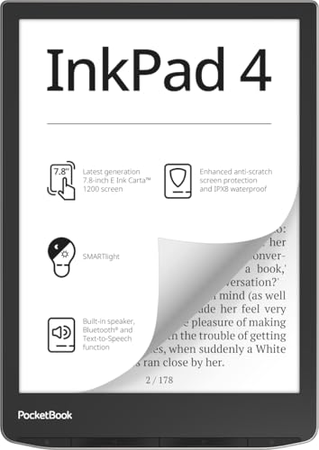 PocketBook InkPad 4 eReader 7.8' 32GB Plata