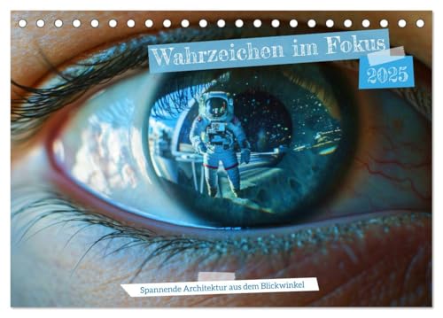 Wahrzeichen im Fokus - Spannende Architektur aus dem Blickwinkel (Tischkalender 2025 DIN A5 quer), CALVENDO Monatskalender