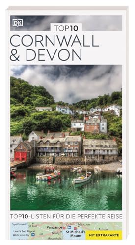 TOP10 Reiseführer Cornwall & Devon: TOP10-Listen zu Highlights, Themen und Regionen mit wetterfester Extra-Karte