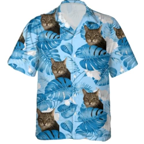 Kurzarm Herren Outdoor Reise Vintage Trend Hawaii Hemd 3D Digitales Drucken Strandshirt Knopfleiste Casual Mode Shirt BA-03 3XL