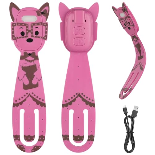 OSDUE LED Leselampe, 2 in 1 Lesezeichen Buch Licht, Leselicht, Kinder und Erwachsene Leseleuchte, Buchzubehör, Geschenk für Leser, Buchliebhaber, 3 Farbtemperaturen + 5 Helligkeitsstufen