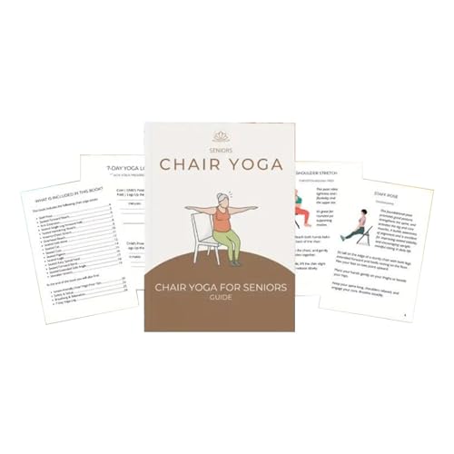 Buch Für Stuhlyoga Für Senioren | Stuhl Yoga Übungsleitfaden - Übungen Für Gesundheit Beweglichkeit Kraftaufbau Gewichtsverlust,Für Anfänger Senioren Steigerung Training Stabilität Komfort