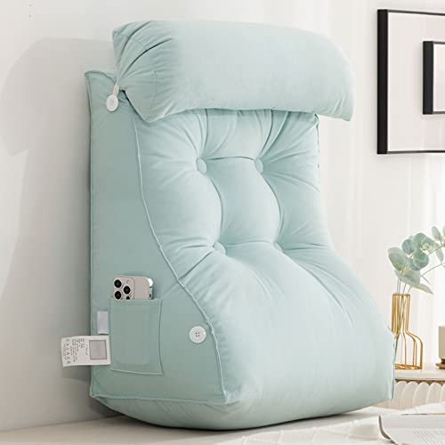 Lesekissen, Rückenstütze Nackenrolle, Kopfteilkissen, Sofakissen, Nackenstützkissen, ideal für Bett & Sofa, perfekt für Arbeit, Lesen und Fernsehen