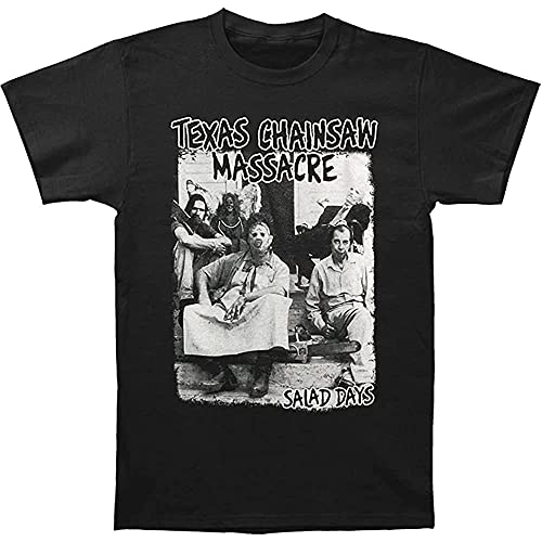 Texas Chainsaw Massacre Horror Thriller Movie Salad Days Adult T-Shirt Tee Black XXL