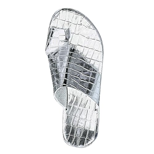 Flip Flops Damen Elegant Mit Glitzer, Zehentrenner Sandalen Bohemian Strandsandalen Glitzer Badesandalen Lackleder Zehensandalen Rutschfest Badeschlappen Leicht Sommerschuhe Flipflop