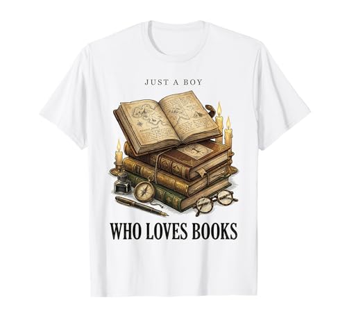 Nur EIN Junge, der Bücher liebt, Vintage Academia Reading T-Shirt