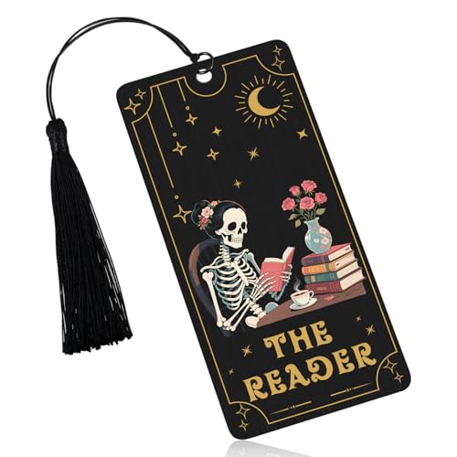 Dark Romance Lesezeichen Geschenke zum Lesen Frauen Lustiges Buch Liebhaber Geschenke Horror Schädel Lesezeichen für Frauen Leser Buch Zubehör Goth Gothic Gruselige Lesezeichen Halloween Geschenk Der