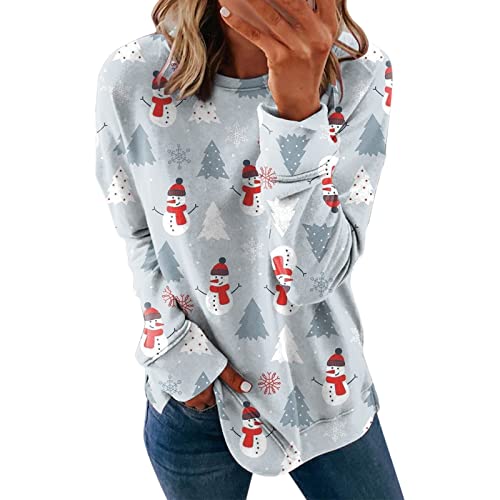 NNGOTD Pullover ohne ärmel Damen Essentials Damen Sweatshirt Hoodie Damen blau Jacke Damen Steppjacke grün Mantel mit gürtel Damen gestreiftes Langarmshirt Damen bunt Weihnachtspulli Streifenbluse
