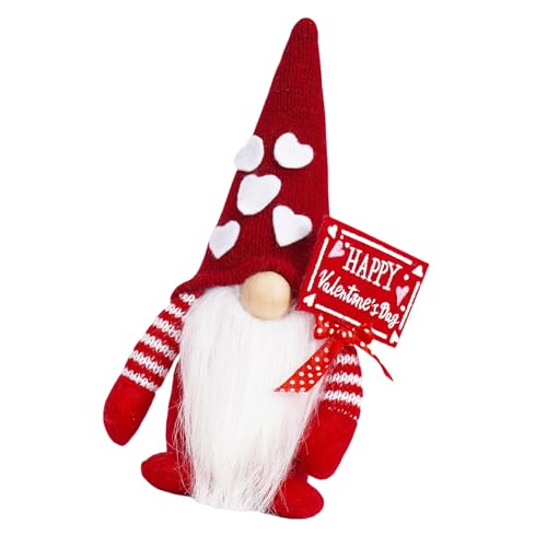 JUNNASALIKER Valentinstag Gesichtliche Dolls Ornament Elegante Gesichtslose Puppen Plüsch Dekoration Geschenk Für Liebhaber Valentinstag