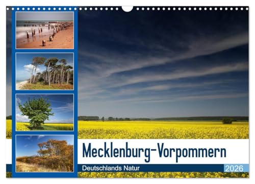 Mecklenburg-Vorpommern (Wandkalender 2026 DIN A3 quer), CALVENDO Monatskalender: Deutschlands Natur (CALVENDO Orte)