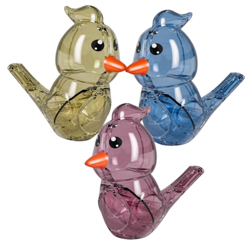 Toyvian 3 Stück Wasservögel Trillerpfeifen Interaktives Musikinstrument für Partyspielzeug für Außen und Wasserspiele Geschenkidee