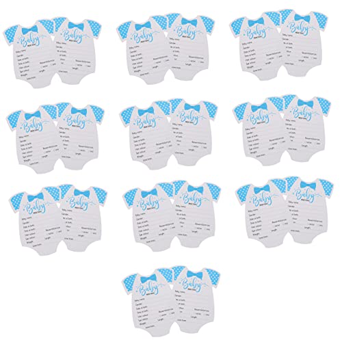 JOINPAYA Einzigartiges Design Monats-aufkleberkarten Für Neue Mama-papa-geschlechtsvorhersage-requisiten Baby-dusche-