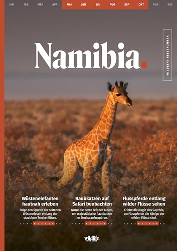 WILDLIFE TOUR GUIDE Reiseführer Namibia: Dein ultimativer Roadtrip-Guide für unvergessliche Tierbeobachtungen als Selbstfahrer (inkl. Etosha-Karte)