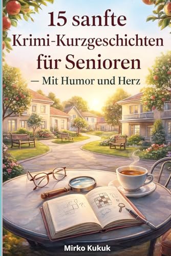 15 sanfte Krimi-Kurzgeschichten für Senioren – Mit Humor und Herz: Charmante Alltagsrätsel aus der Seniorenwohnanlage „Apfelgarten“ mit großer, gut ... Kurzgeschichten mit großer Schrift)