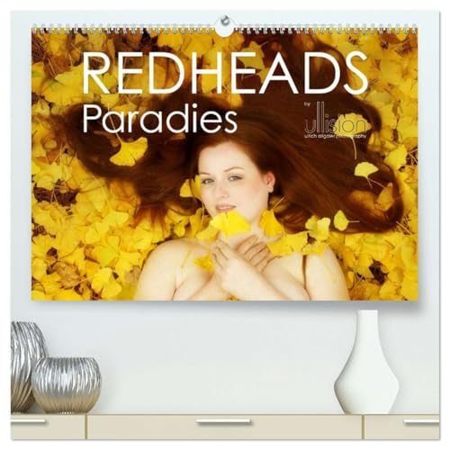 REDHEADS Paradies (hochwertiger Premium Wandkalender 2026 DIN A2 quer), Kunstdruck in Hochglanz