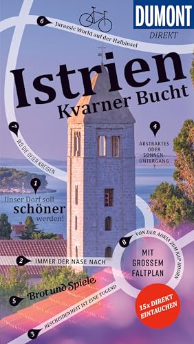 DUMONT direkt Reiseführer Istrien, Kvarner Bucht: Mit großem Faltplan