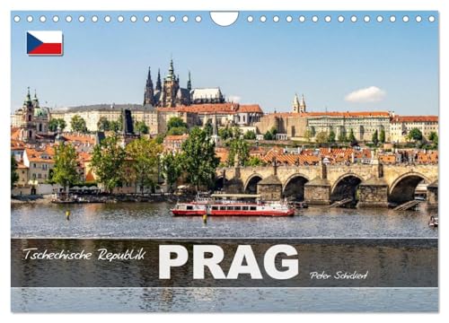 Tschechische Republik - Prag (Wandkalender 2026 DIN A4 quer), CALVENDO Monatskalender: 12 Monate mit der wunderbaren tschechischen Hauptstadt Prag. (CALVENDO Orte)
