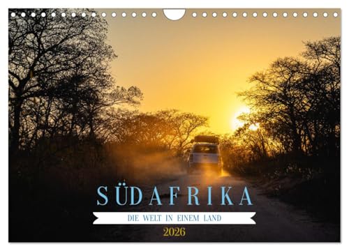 Südafrika - Die Welt in einem Land (Wandkalender 2026 DIN A4 quer), CALVENDO Monatskalender: Südafrika in seinen schönsten Facetten begleitet durch das Jahr. (CALVENDO Orte)