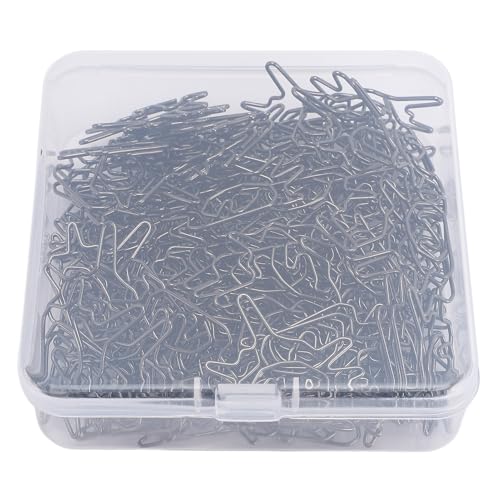 100pcs Dekorative Papierclips | Bunte Eisendraht -Fancy Clips für Notebooks/Lesezeichen/Büro | Fun & Functional Stationery Accessoires