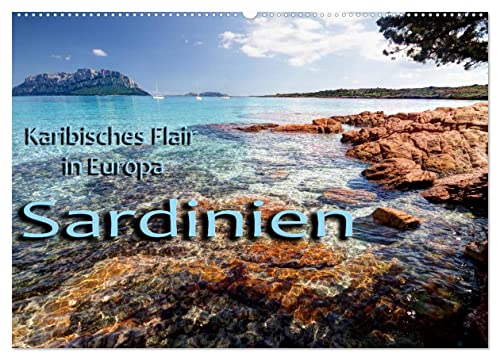 Sardinien/CH-Version (Wandkalender 2026 DIN A2 quer), CALVENDO Monatskalender: Karibisches Flair in Europa (CALVENDO Natur)