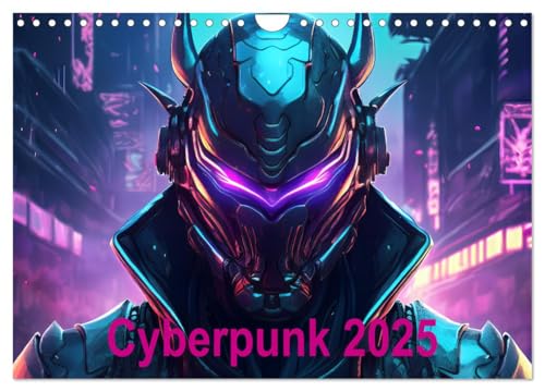 Cyberpunk (Wandkalender 2025 DIN A4 quer), CALVENDO Monatskalender