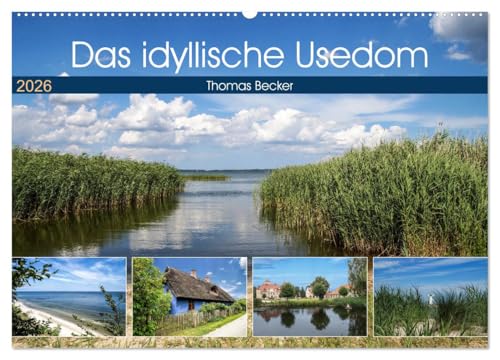 Das idyllische Usedom (Wandkalender 2026 DIN A2 quer), CALVENDO Monatskalender
