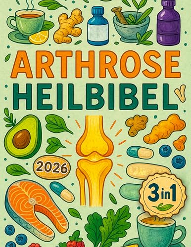 Arthrose Heilbibel: [3 in 1] Die ultimative Anleitung zur Stärkung der Gelenke | Entdecken Sie regenerative Therapien und Methoden zum Schutz und Aufbau von Knorpel