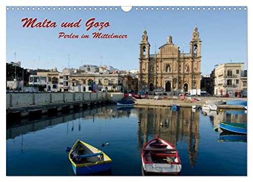 Malta und Gozo, Perlen im Mittelmeer (Wandkalender 2026 DIN A3 quer), CALVENDO Monatskalender: Bilder einer Reise nach Malta und Gozo (CALVENDO Orte)