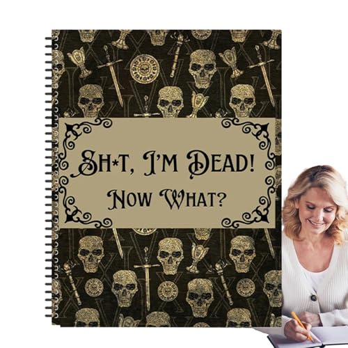 End of Life Journal Book,Final Arrangements Organizer, Umfassendes Arbeitsbuch zur Testamentsplanung, Umfassendes Arbeitsbuch zur Testamentsplanung, Mein letzter Wunschplaner,