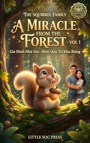 The Squirrel Family: A Miracle from the Forest: A Heartwarming Bilingual Vietnamese-English Children’s Book about Hope, Family, and New Beginnings (THE ... (GIA ĐÌNH NHÀ SÓC) 1) (English Edition)