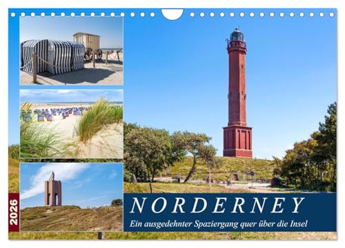 Norderney Spaziergang (Wandkalender 2026 DIN A4 quer), CALVENDO Monatskalender