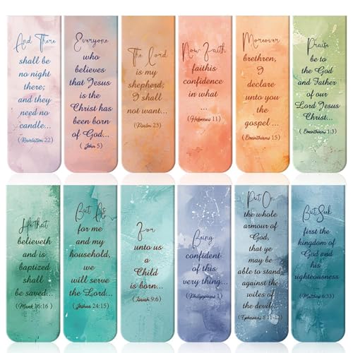 Magnetische Bibel-Lesezeichen, spirituelles Leseset | Set christlicher Lesezeichen mit positiver Botschaft für Bücher, Romane, Notizbücher, Tagebücher, Studenten, Lehrer, Frauen, Männer, Heimgebrauch