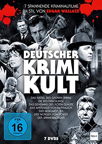 Deutscher Krimi-Kult / 7 spannende Kriminalfilme im Stil von Edgar Wallace (Pidax Film Klassiker) [7 DVDs]